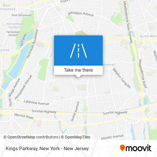 Kings Parkway map