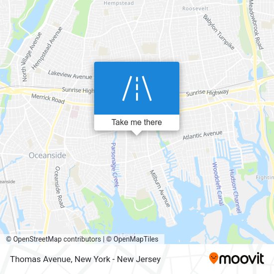 Mapa de Thomas Avenue