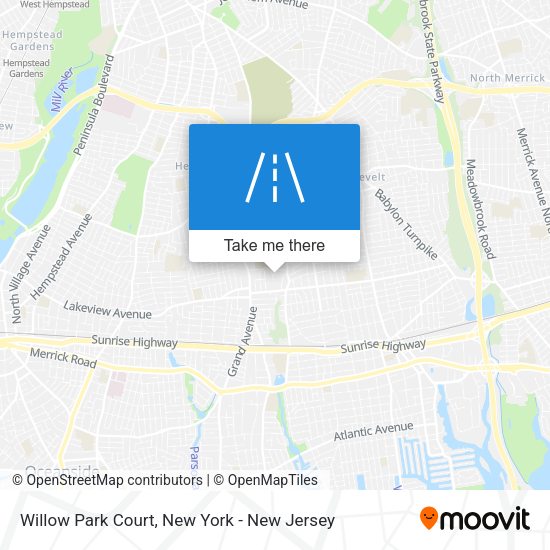Mapa de Willow Park Court