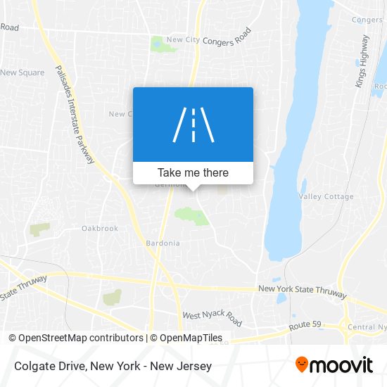 Colgate Drive map