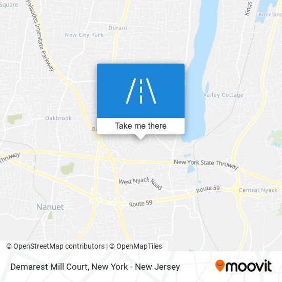 Mapa de Demarest Mill Court