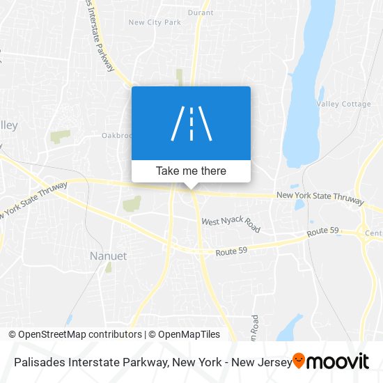 Palisades Interstate Parkway map