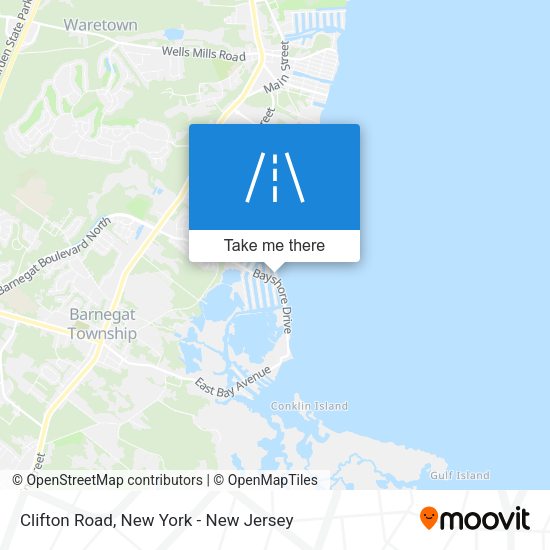 Mapa de Clifton Road