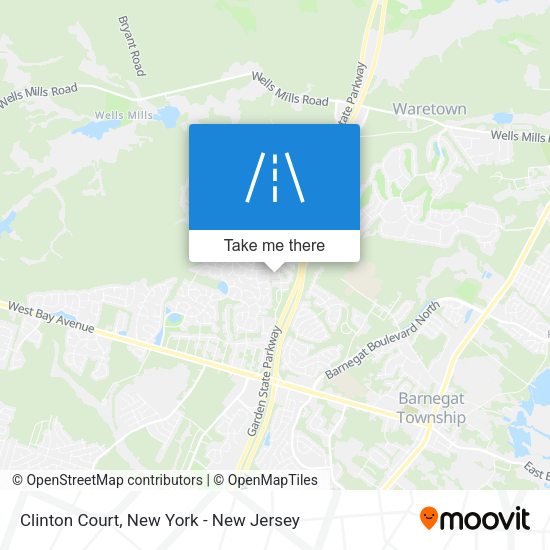 Mapa de Clinton Court
