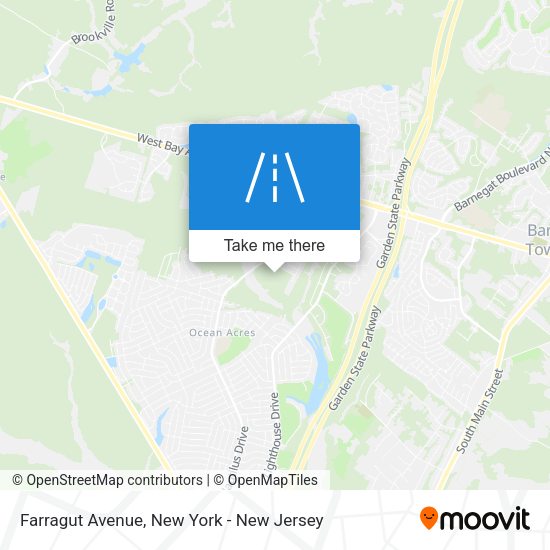 Mapa de Farragut Avenue