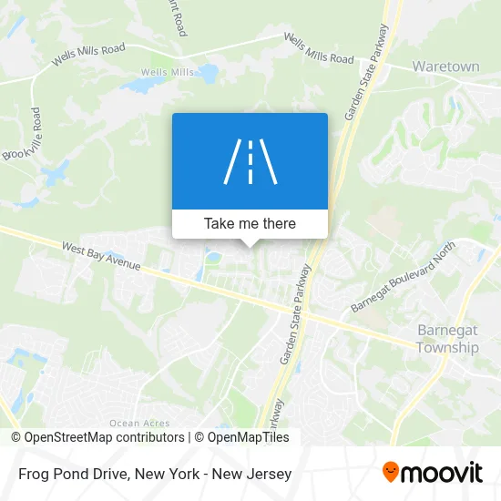 Frog Pond Drive map