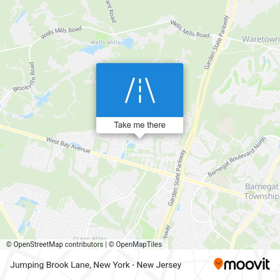 Mapa de Jumping Brook Lane