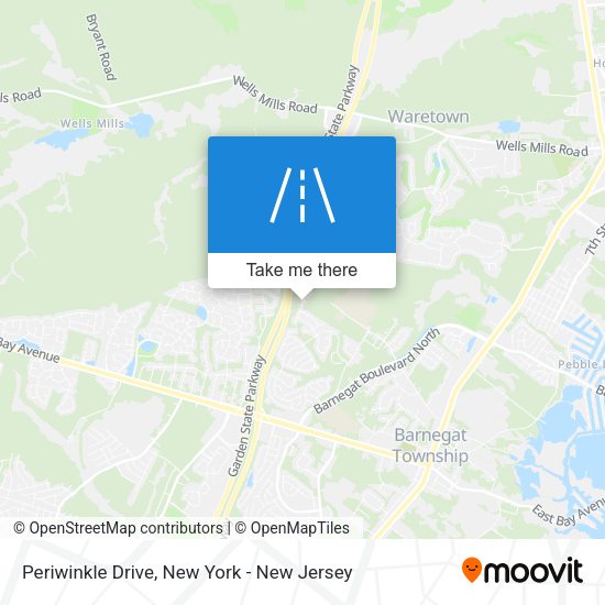 Mapa de Periwinkle Drive