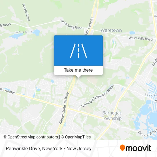 Periwinkle Drive map