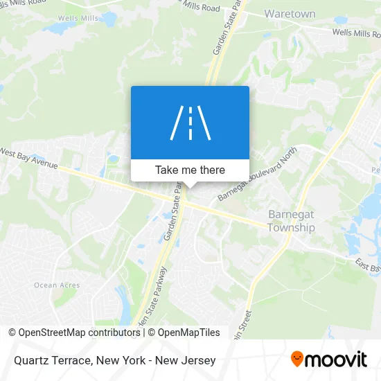 Quartz Terrace map