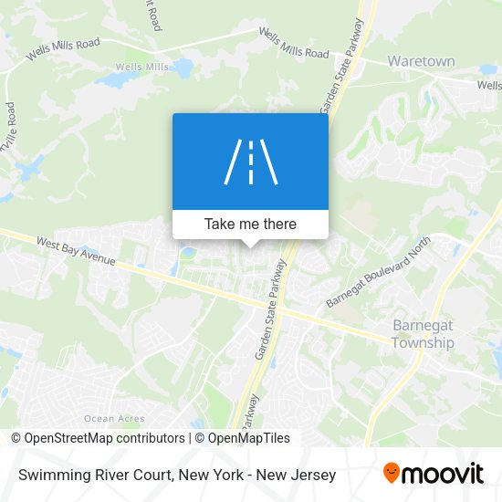 Mapa de Swimming River Court