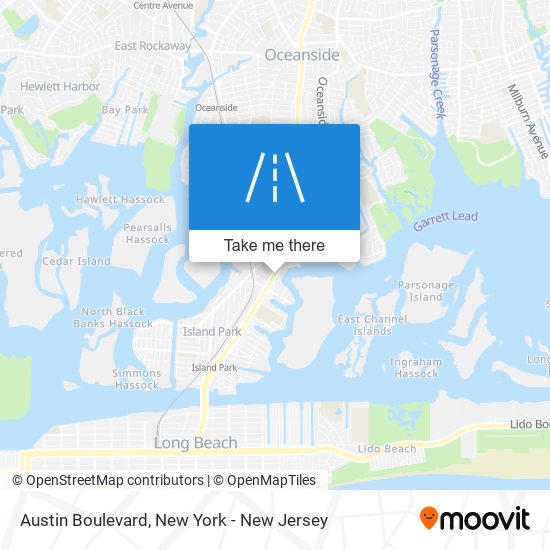 Austin Boulevard map