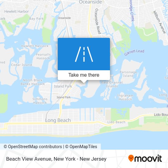 Mapa de Beach View Avenue
