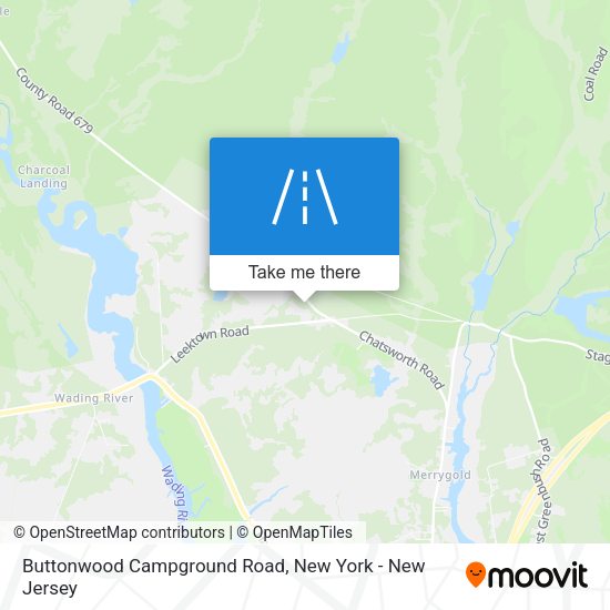 Buttonwood Campground Road map