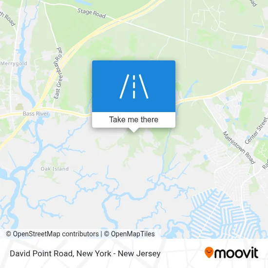 David Point Road map