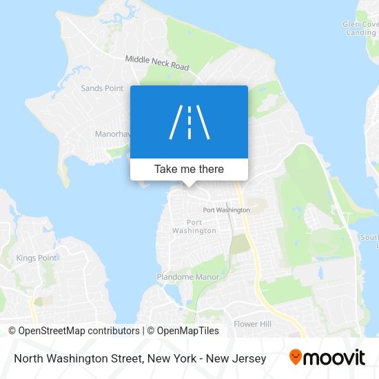 Mapa de North Washington Street