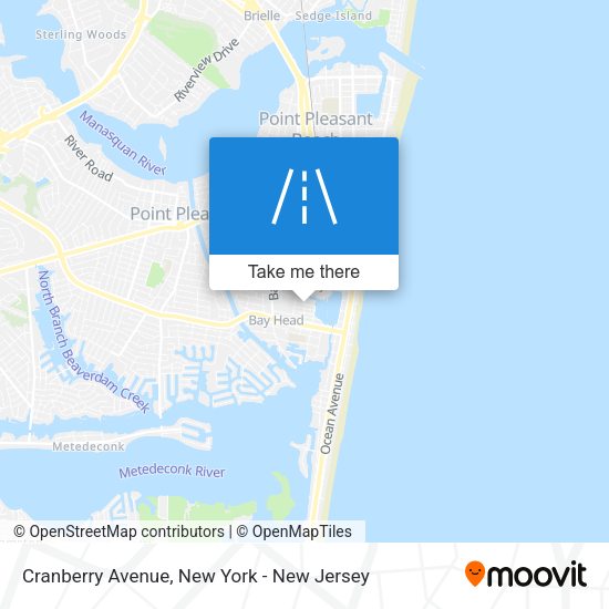 Mapa de Cranberry Avenue