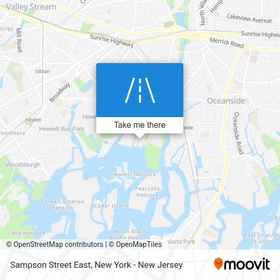 Mapa de Sampson Street East