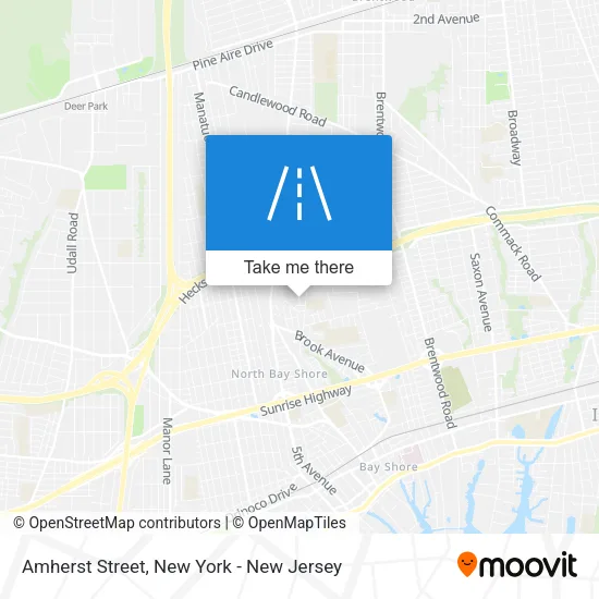 Amherst Street map