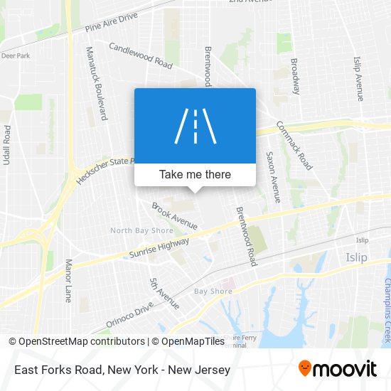 Mapa de East Forks Road