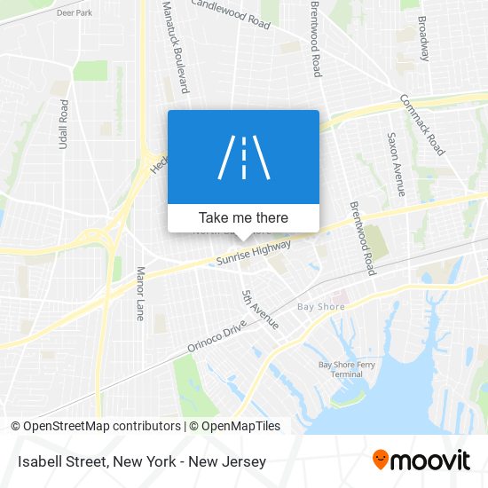 Isabell Street map