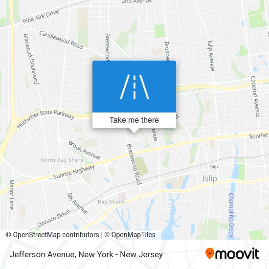 Mapa de Jefferson Avenue