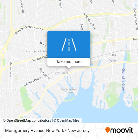 Mapa de Montgomery Avenue