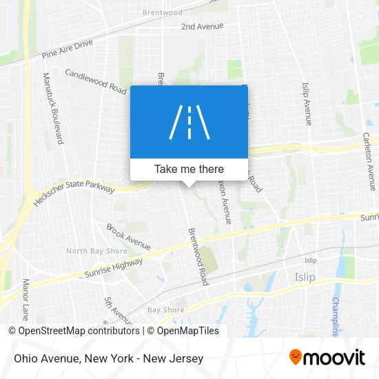 Mapa de Ohio Avenue