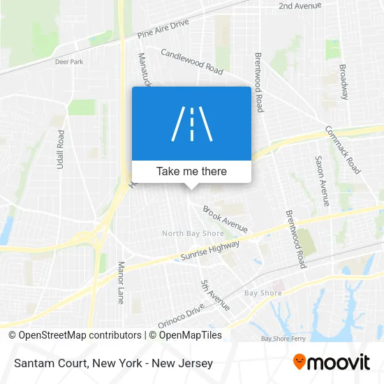 Santam Court map