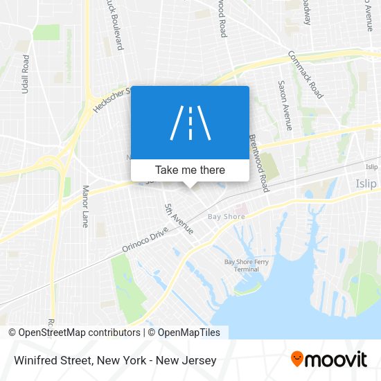Mapa de Winifred Street