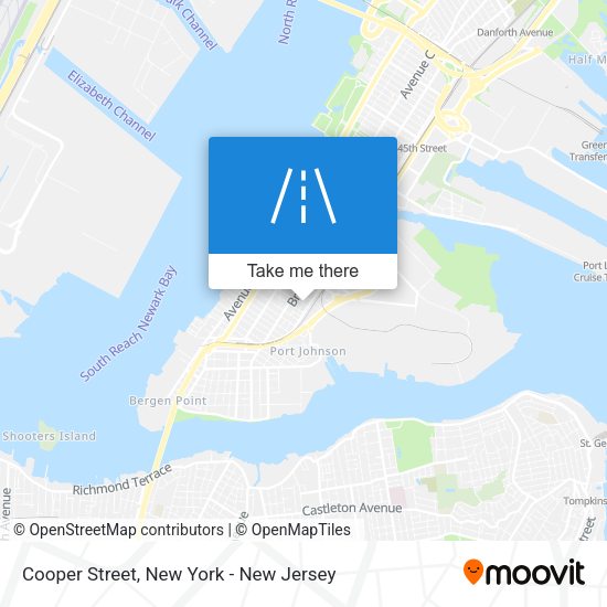 Mapa de Cooper Street