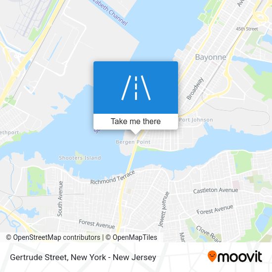 Mapa de Gertrude Street
