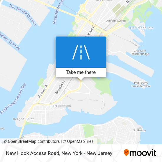 New Hook Access Road map