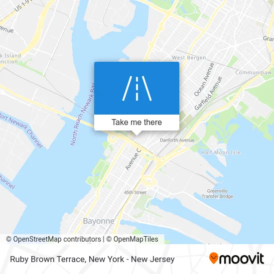 Ruby Brown Terrace map