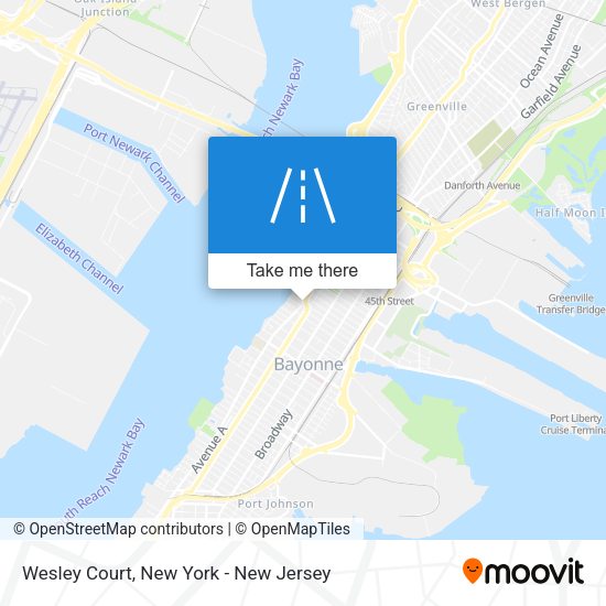Mapa de Wesley Court