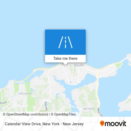 Calendar View Drive map