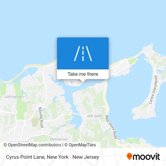 Cyrus Point Lane map