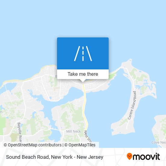 Sound Beach Road map