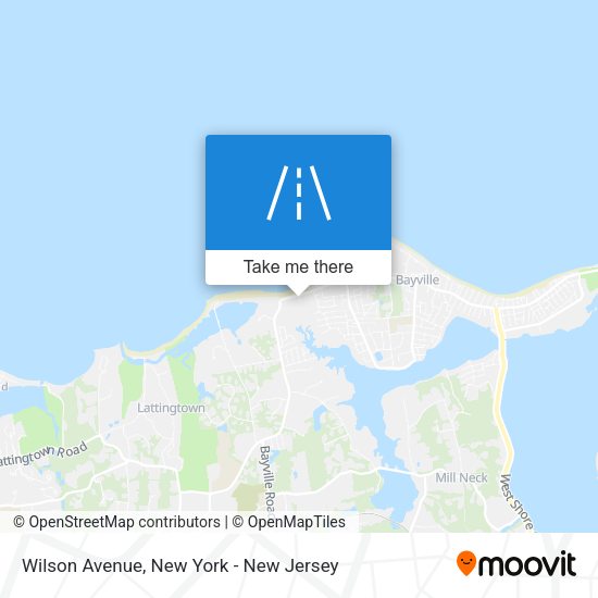 Mapa de Wilson Avenue