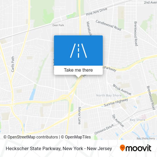 Mapa de Heckscher State Parkway