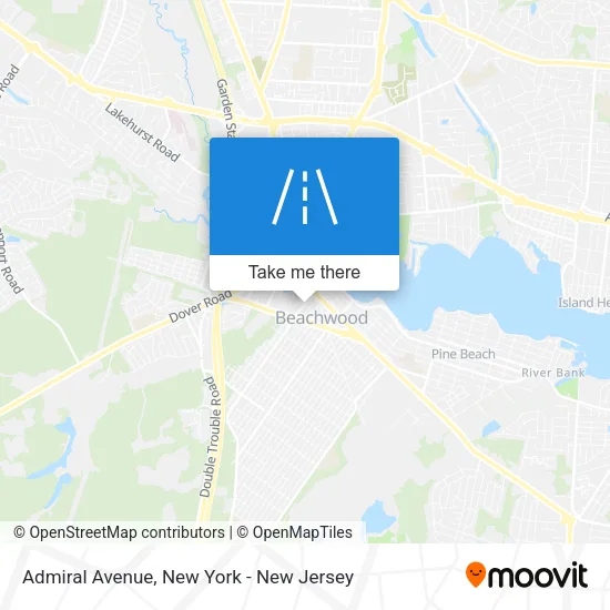 Admiral Avenue map