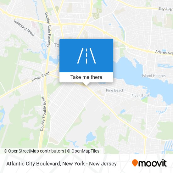 Atlantic City Boulevard map