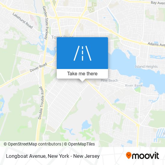 Longboat Avenue map