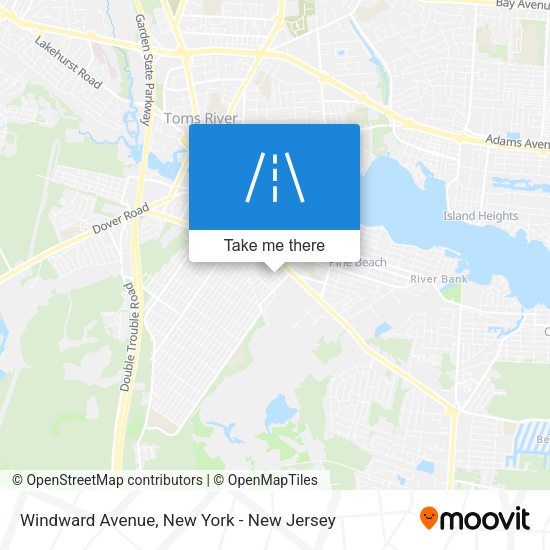Mapa de Windward Avenue