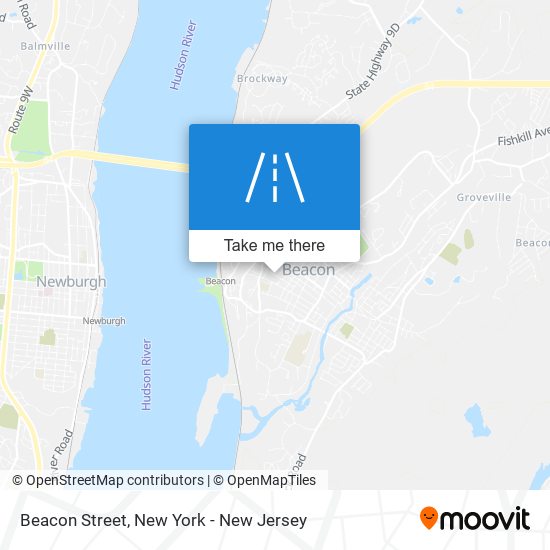 Beacon Street map