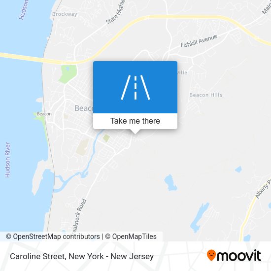 Mapa de Caroline Street