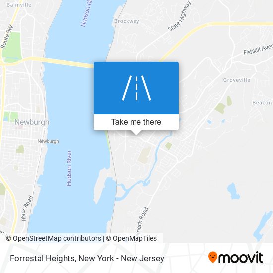 Forrestal Heights map