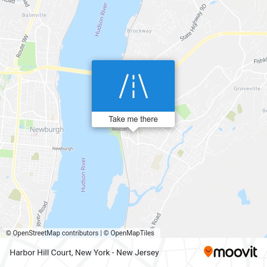 Mapa de Harbor Hill Court