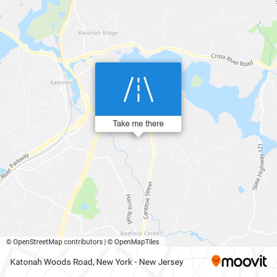 Mapa de Katonah Woods Road