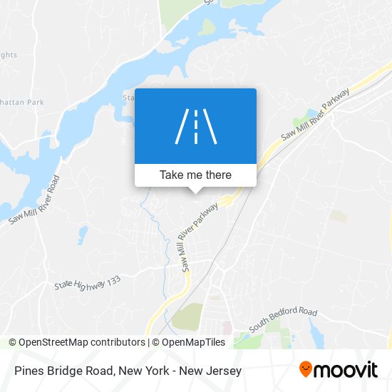 Mapa de Pines Bridge Road